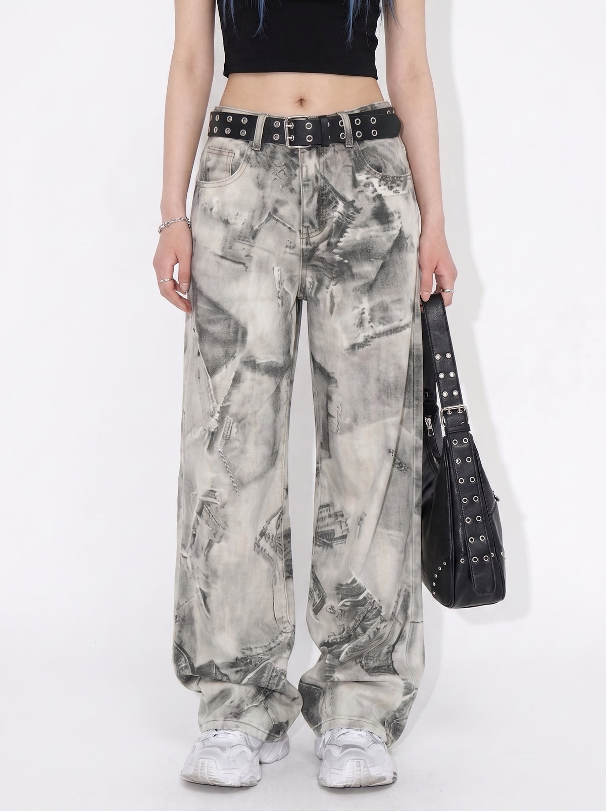 Sigil Print Jeans