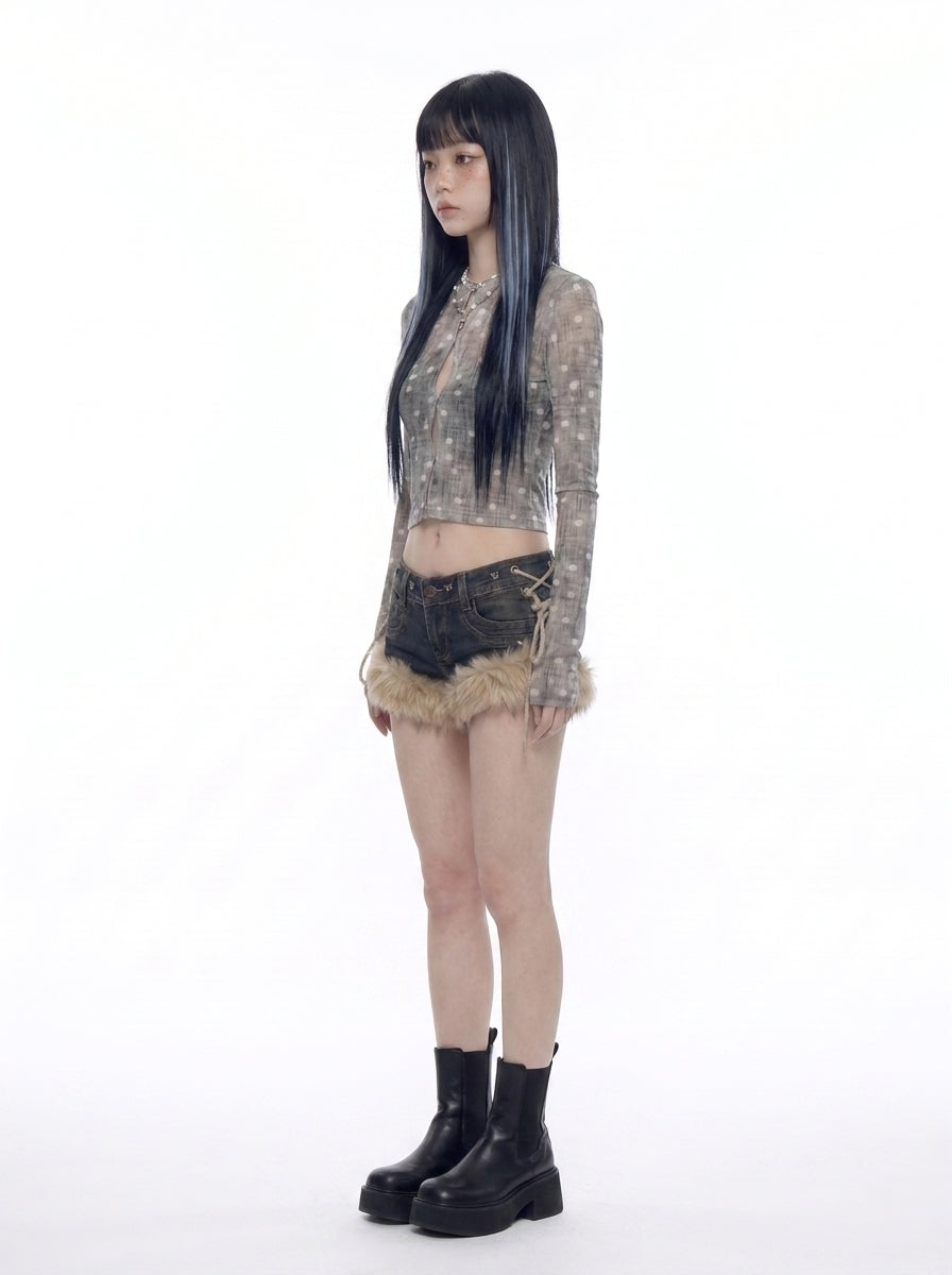 Fur Trim Skirt