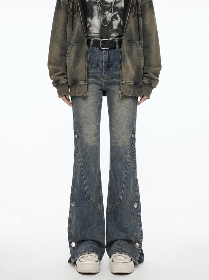 Retro Slit Flares